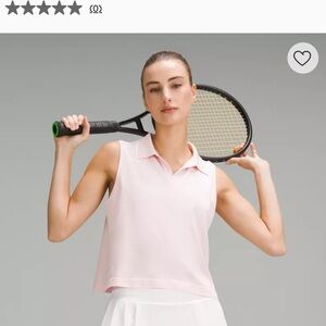 Lululemon Athletica Swiftly Tech Sleeveless Polo Shirt Colour Tip. Sold out sz.2